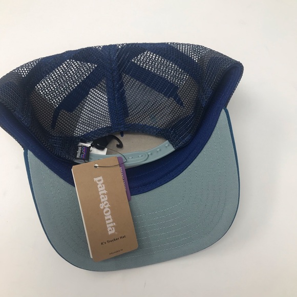 NWT Kids Patagonia Fitz Roy Bear Trucker Hat - Picture 3 of 6